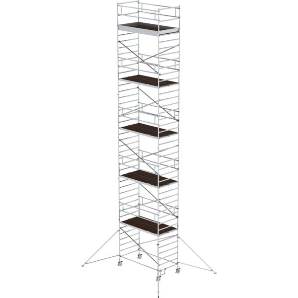 MUNK Rollgerüst mit Doppelplattform 2,45x1,80m Plattform 13,35m AH