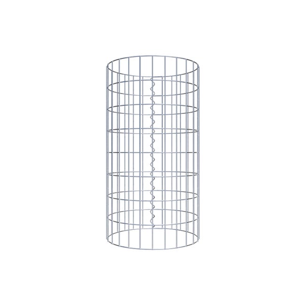 Gabionensäule Durchmesser 42 cm, MW 5 x 10 cm rund - Höhe: 0,80 m