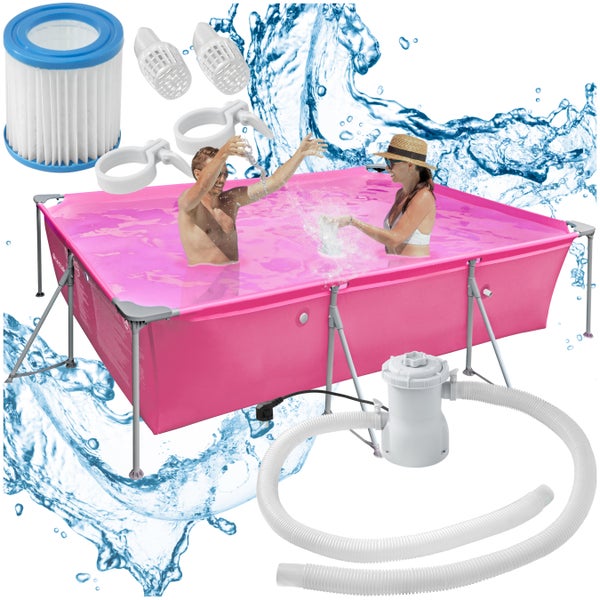 Swimming Pool tectake Summertime rechteckig 300 x 207 cm