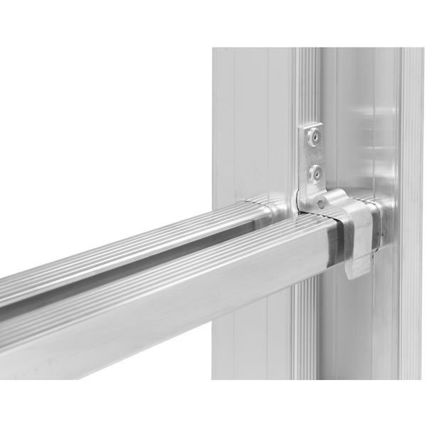 Detail einer Aluminium Gerüstverbindung