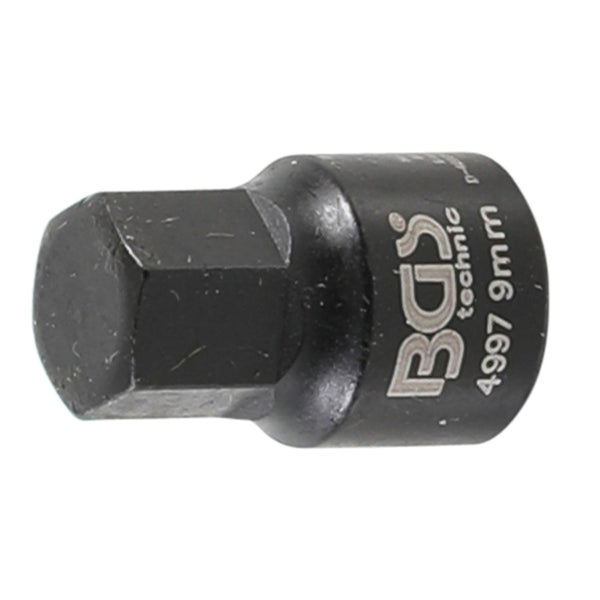 BGS Bremssattel-Einsatz Innensechskant extra kurz 9 mm - 4997