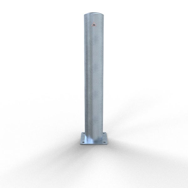 Schake Stahlrohrpoller ortsfest aus Stahlrohr verzinkt Ø152x3,2mm zum Aufdübeln 1000mm Gesamtlänge