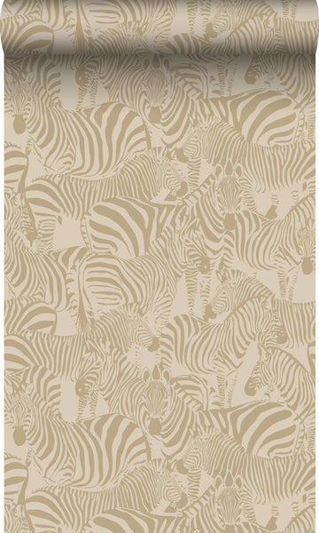 Origin Wallcoverings Tapete Zebras Beige - 50 x 900 cm - 347910