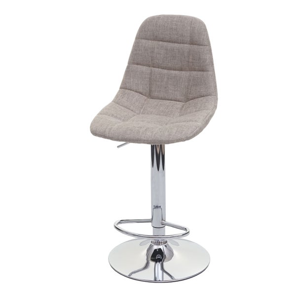 Barhocker mit gepolsterter Sitzfläche und Fußstütze