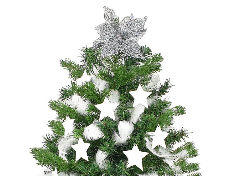Set Weihnachtskugeln 32 ​​Stück in Box KÖNIG DES WINTERS für Weihnachtsbäume bis 100 cm