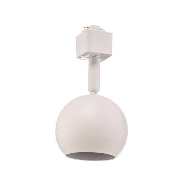 PRIOS Stromschienenleuchte Felipo (Modern) in Weiß (1 flammig, GU10) - 1-Phasen Stromschiene Stromschienenstrahler Wohnzimmerleuchte