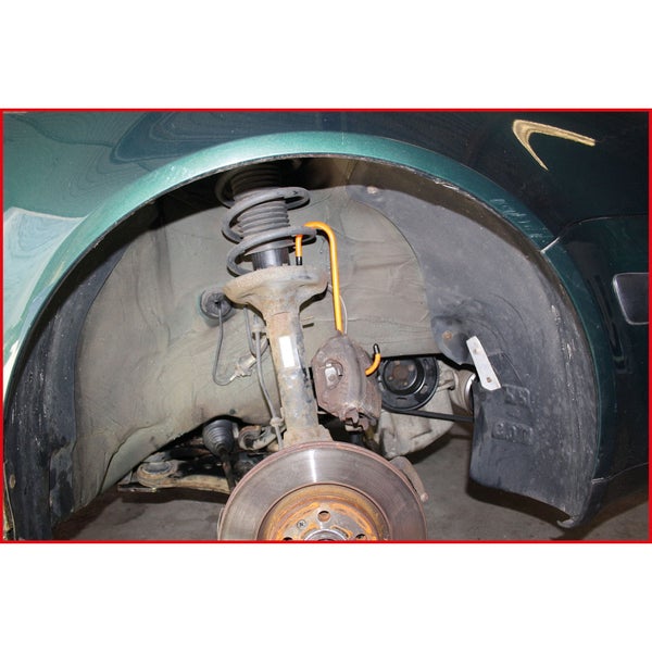 Zwei orangefarbene KS Tools Haken mit schwarzer Spitze