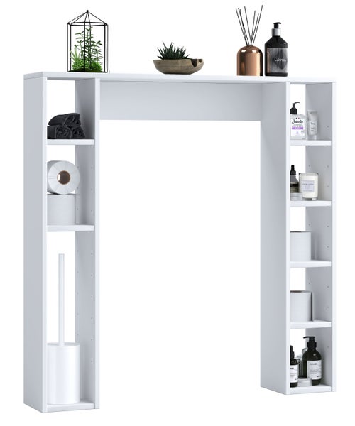 Holz Wandregal Überbau WC Bad Regal Tinol M