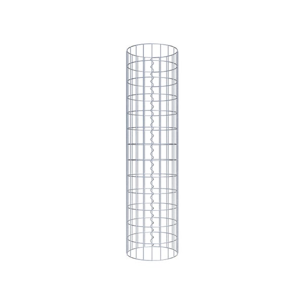 Gabionensäule Durchmesser 32 cm, MW 5 x 10 cm rund - Höhe: 1,30 m