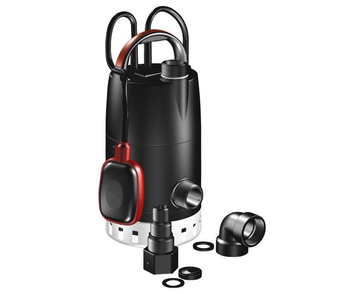 Schmutzwasserpumpe mit Zubehör