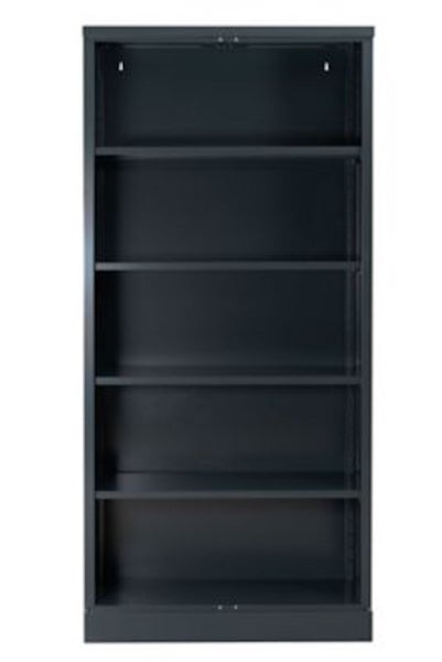 PROREGAL Aktenregal Butterlfy 5 Ordernhöhen HxBxT 195 x 92 x 42 cm Anthrazit