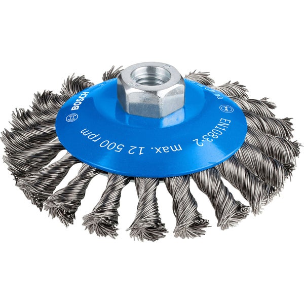 Bosch PRO Metal heavy Kegelbürste 115 x 0,50 mm Gewinde - 2608622058
