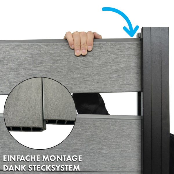 Collage verschiedener Möbelgriffe