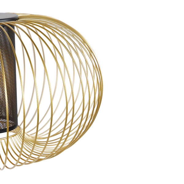 Pendelleuchte mit Drahtschirm