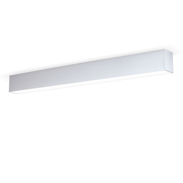 Längliche LED Deckenleuchte in minimalistischem Design zur modernen Innenbeleuchtung
