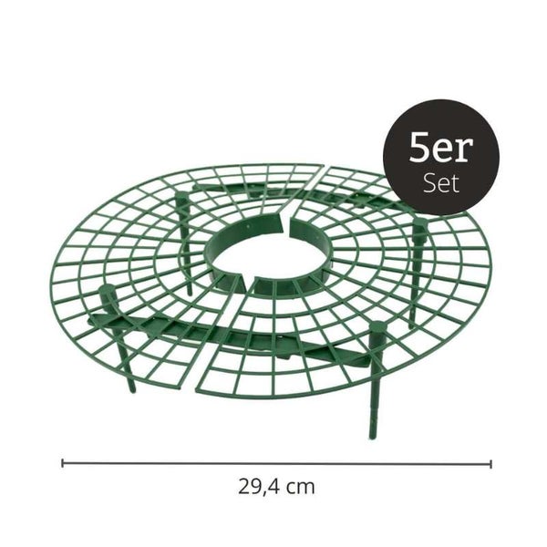 Blumenkasten Rankhilfe Set mit zwei Gittern und Befestigungsstäben