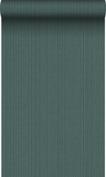 Origin Wallcoverings Tapete Gewebeoptik Meeresgrün - 53 cm x 10.05 m - 347627