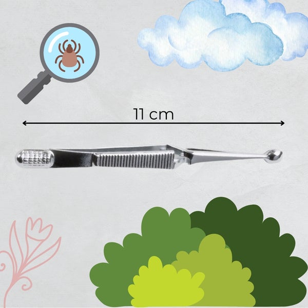 Zeckenzange, 11 cm Länge