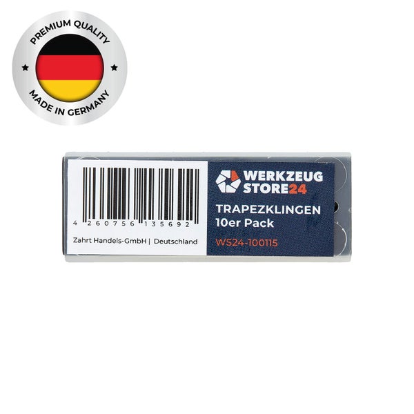 Werkzeug Store24 Trapezklingen Zehnerpackung