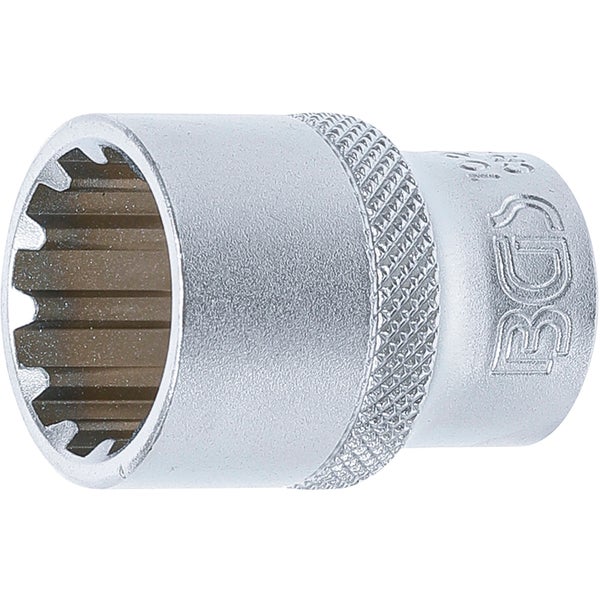 BGS Steckschlüssel-Einsatz Gear Lock Antrieb Innenvierkant 12,5 mm (1/2) SW 19 mm - 10219