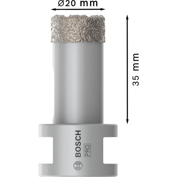 Bosch Pro Fliesenbohrer, Durchmesser 20 Millimeter, Länge 35 Millimeter