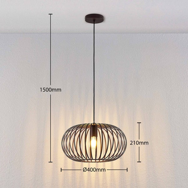 Deckenleuchte mit den Maßen 400 mal 210 Millimeter, Länge 1500 Millimeter