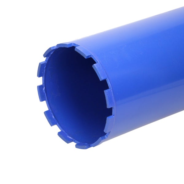 ECD Germany Diamantbohrkrone 1 1/4 Ø150mm 455mm für Kernbohrgeräte, Metall Kernbohrkrone, Diamantbohrer Nass/Trocken, Dosenbohrer Kernbohrer Diamant Bohrkrone Nassbohrkrone Trockenbohrkrone für Beton