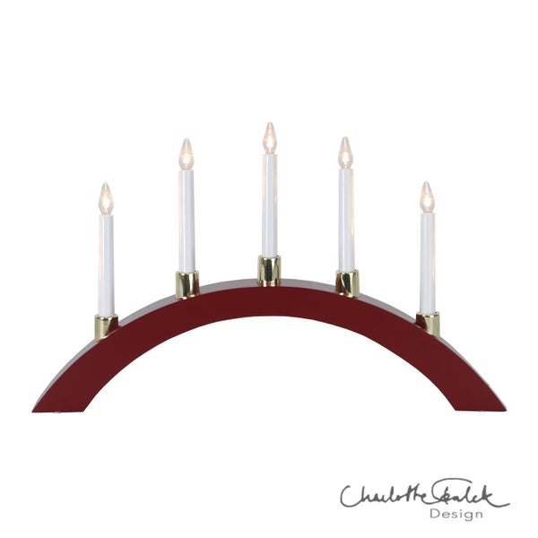 Elektrischer Lichterbogen mit fünf Lampen zur Dekoration