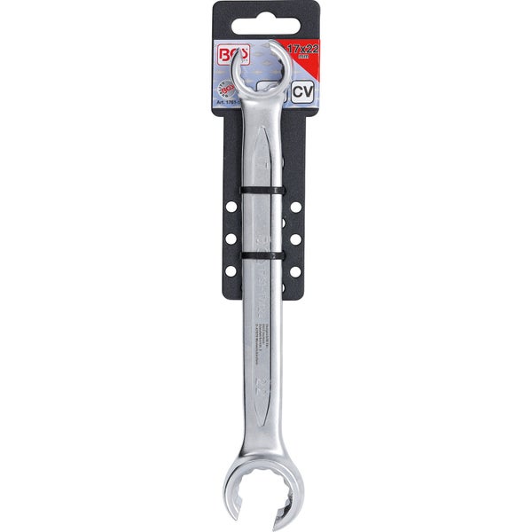 BGS Offener Doppel-Ringschlüssel SW 17 x 22 mm - 1761-17x22