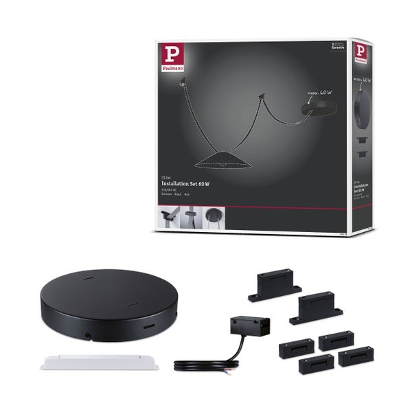 ULine Zubehör Installationsset 230/48V max. 60W Schwarz