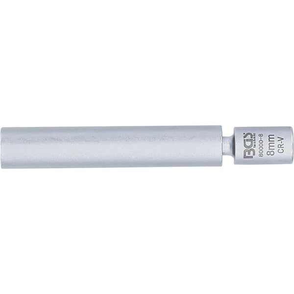 BGS Glüh- und Zündkerzen-Gelenk-Einsatz Antrieb Innenvierkant 6,3 mm (1/4) SW 8 mm - 80000-8
