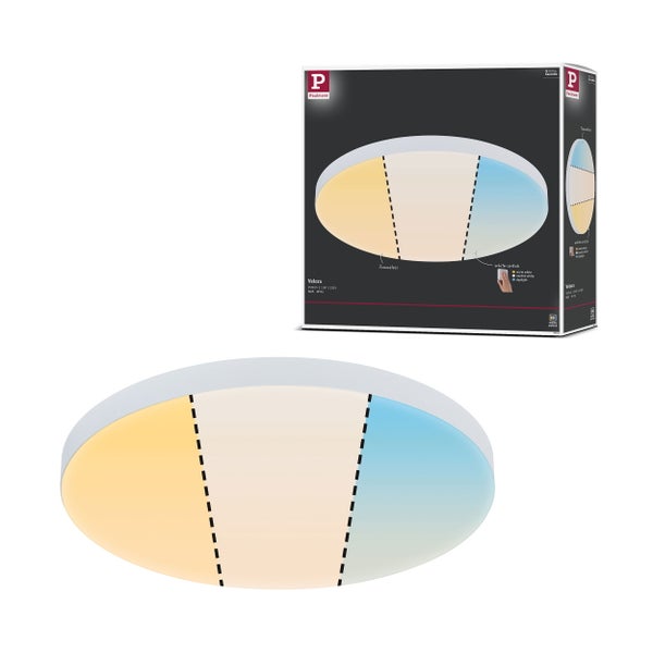 LED Panel Velora rund 300mm 13W 1350lm White Switch Weiß
