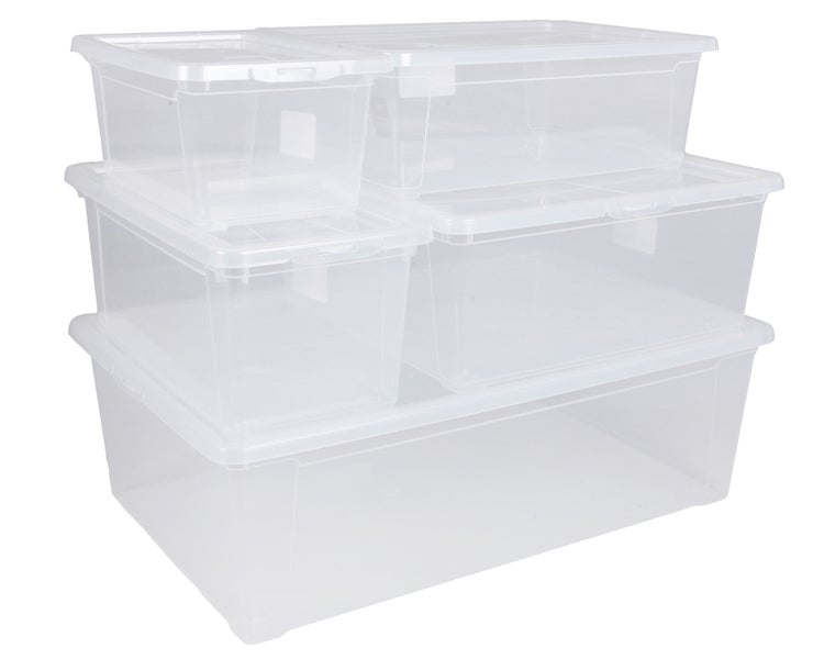 Ondis24 Unterbettbox Rollerbox Jolly 25 transparent