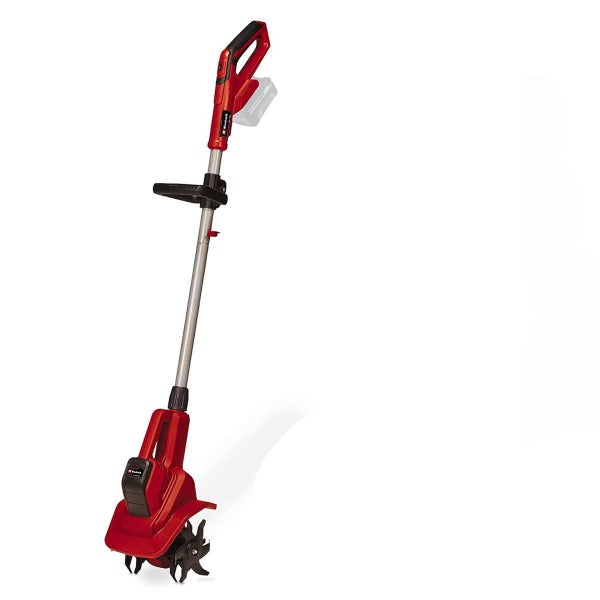 Einhell Akku-Bodenhacke zur Bodenbearbeitung mit langem Stiel und zwei Handgriffen