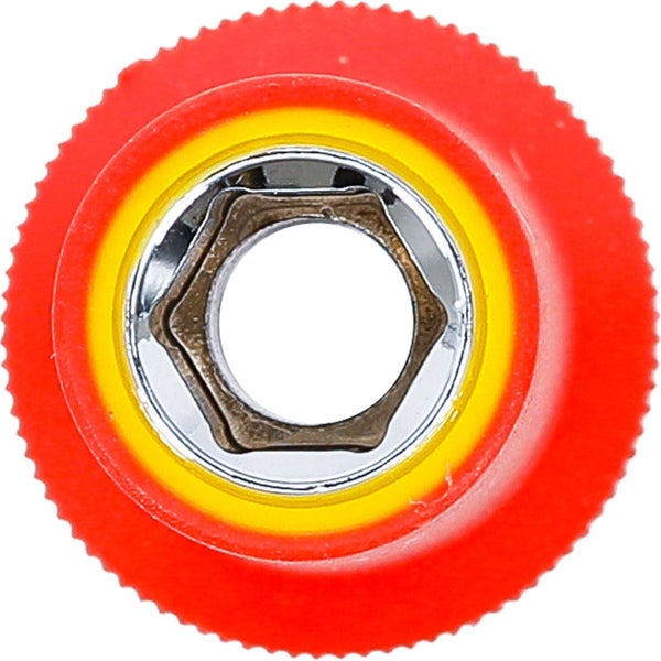 BGS VDE-Steckschlüssel-Einsatz Sechskant Antrieb Innenvierkant 12,5 mm (1/2) SW 10 mm - 72060