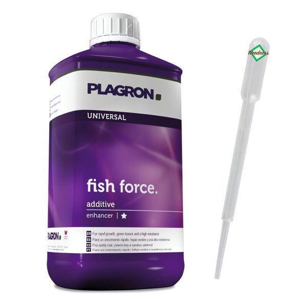 Plagron Fish Force 1 Liter – Natürlicher Wachstumsdünger für kräftige, gesunde Pflanzen | Schnelles Wachstum, grüne Blätter & hohe Widerstandskraft
