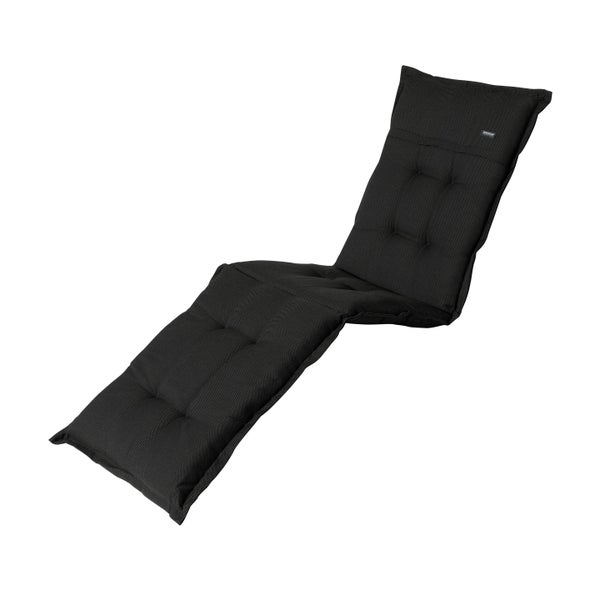 Liegenauflage Rib schwarz - ca. 200x65 cm