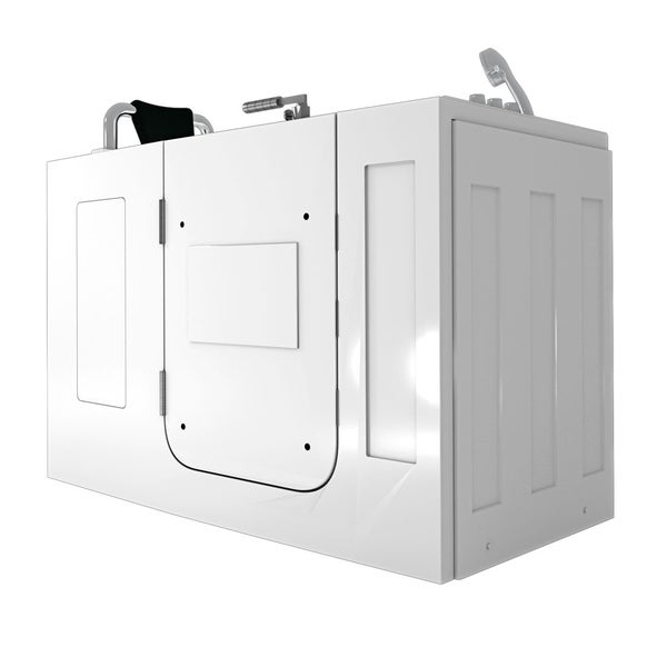 Sitzwanne Whirlpool Wanne mit Tür S07WP-TH-A-L 140x76cm