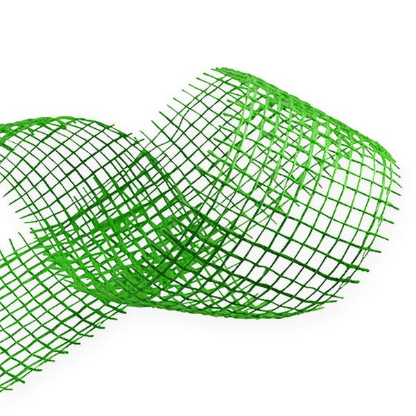Dekoratives grünes Netzband für florale Gestaltung
