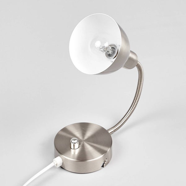 Lindby Wandleuchte, Wandlampe Innen Amrei dimmbar (Modern) in Alu aus Metall (1 flammig E14) - Wandstrahler Wandbeleuchtung Schlafzimmer / Wohnzimmer Wohnzimmerleuchte