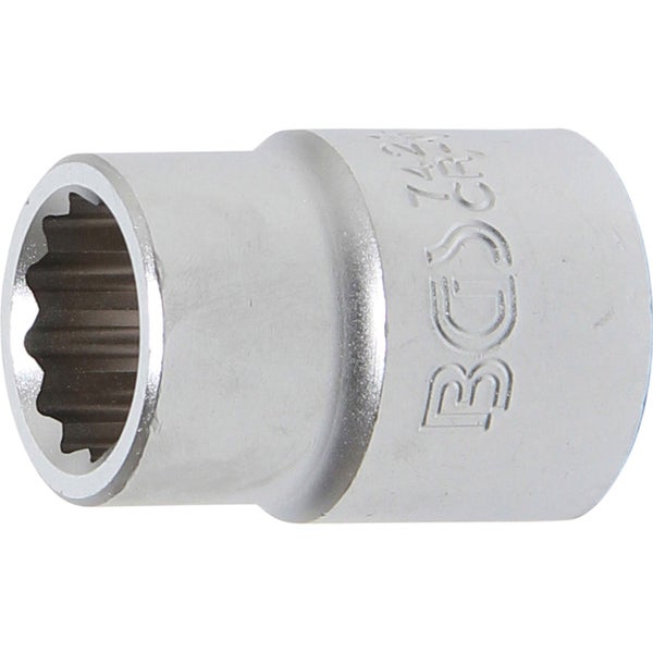 BGS Steckschlüssel-Einsatz Zwölfkant Antrieb Innenvierkant 20 mm (3/4) SW 21 mm - 7421