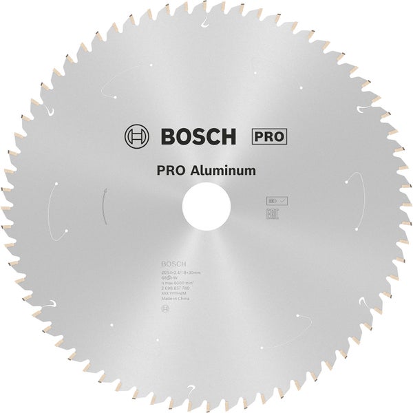 Bosch PRO Aluminium cordless Blatt für Kreissägen 254 x 2,4 x 30 mm - 2608837780
