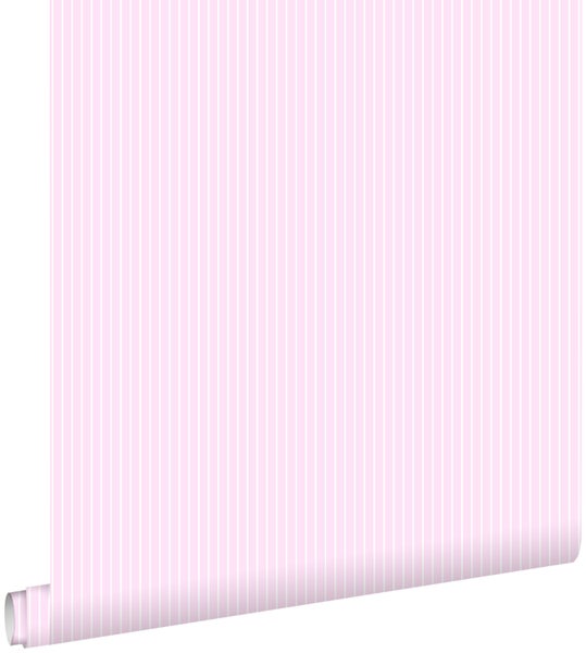 ESTAhome Tapete Streifen Rosa - 53 cm x 10,05 m - 136442