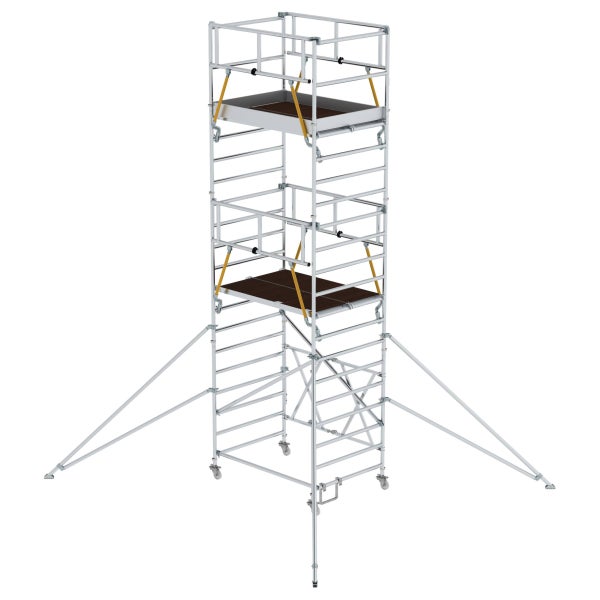 MUNK Klappgerüst SG 1,35x2,45m mit Ausleger und Sicherheitsgeländer 7,16m AH