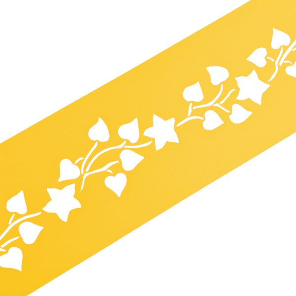 Schablone mit floralem Muster für Dekorationsarbeiten