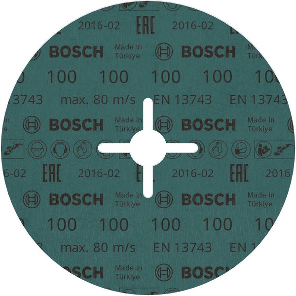 Bosch PRO R574 Fiberscheibe 180 mm G100 - 2608606744