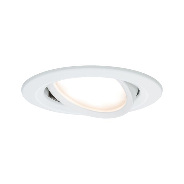 LED-Einbaustrahler, rund, schwenkbar, weiß