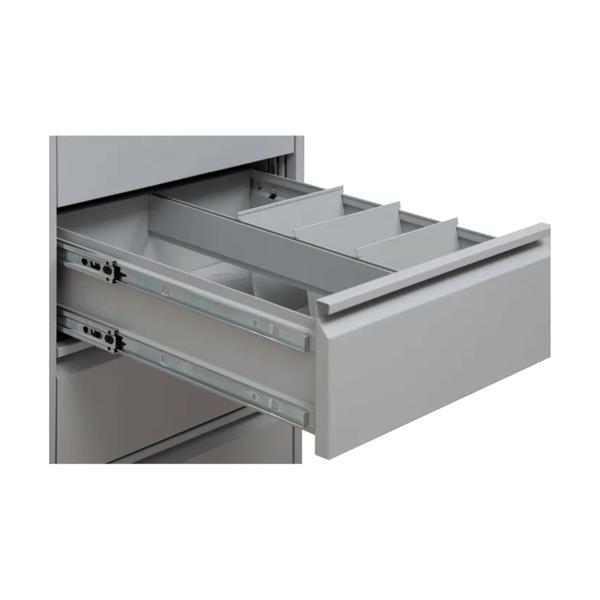PROREGAL Karteischrank Mare 6 Schubladen HxBxT 132 x 53 x 62 cm Grau