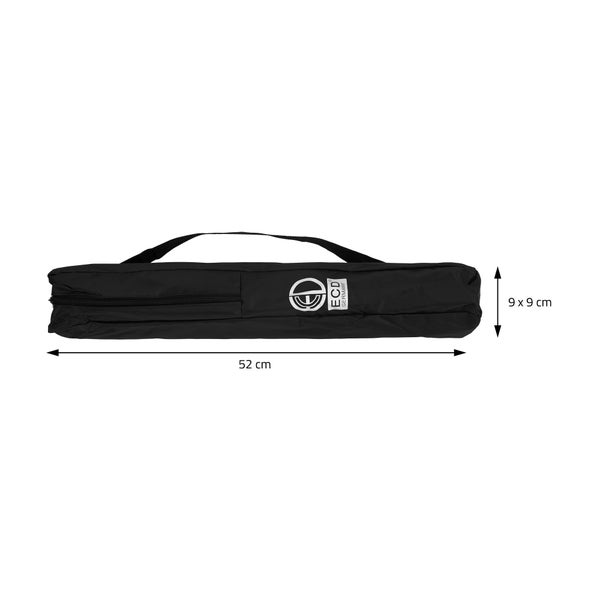 ECD Germany Staffelei, Atelierstaffelei aus Aluminium, Silber, Höhenverstellbar von 50-156 cm, Stabil und Ultraleicht, Faltbare Tischstaffelei für Leinwände bis 80 cm, Feldstaffelei mit Tragetasche
