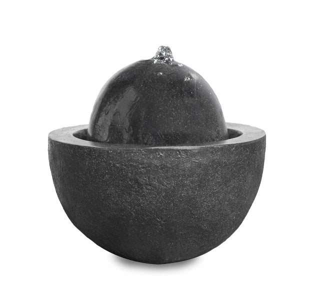 Gartenbrunnen Kugelbrunnen FoBall darkgrey 10873